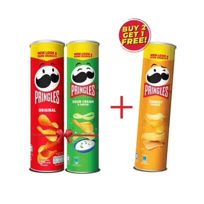 Pringles Buy 2 Get 1 Free Combo Offer